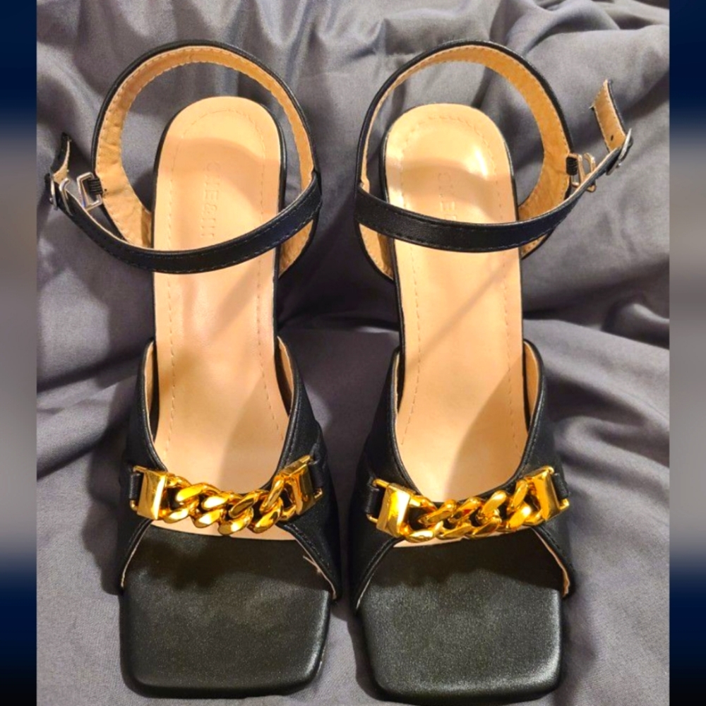 Shein black heels